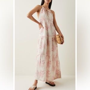 Posse Linen-Blend Maxi Dress